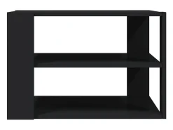 Mesa de centro madera de ingeniería negro 59,5x59,5x40 cm