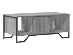 Mesa de centro madera de ingeniería gris Sonoma 100x51x40 cm