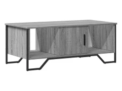 Mesa de centro madera de ingeniería gris Sonoma 100x51x40 cm
