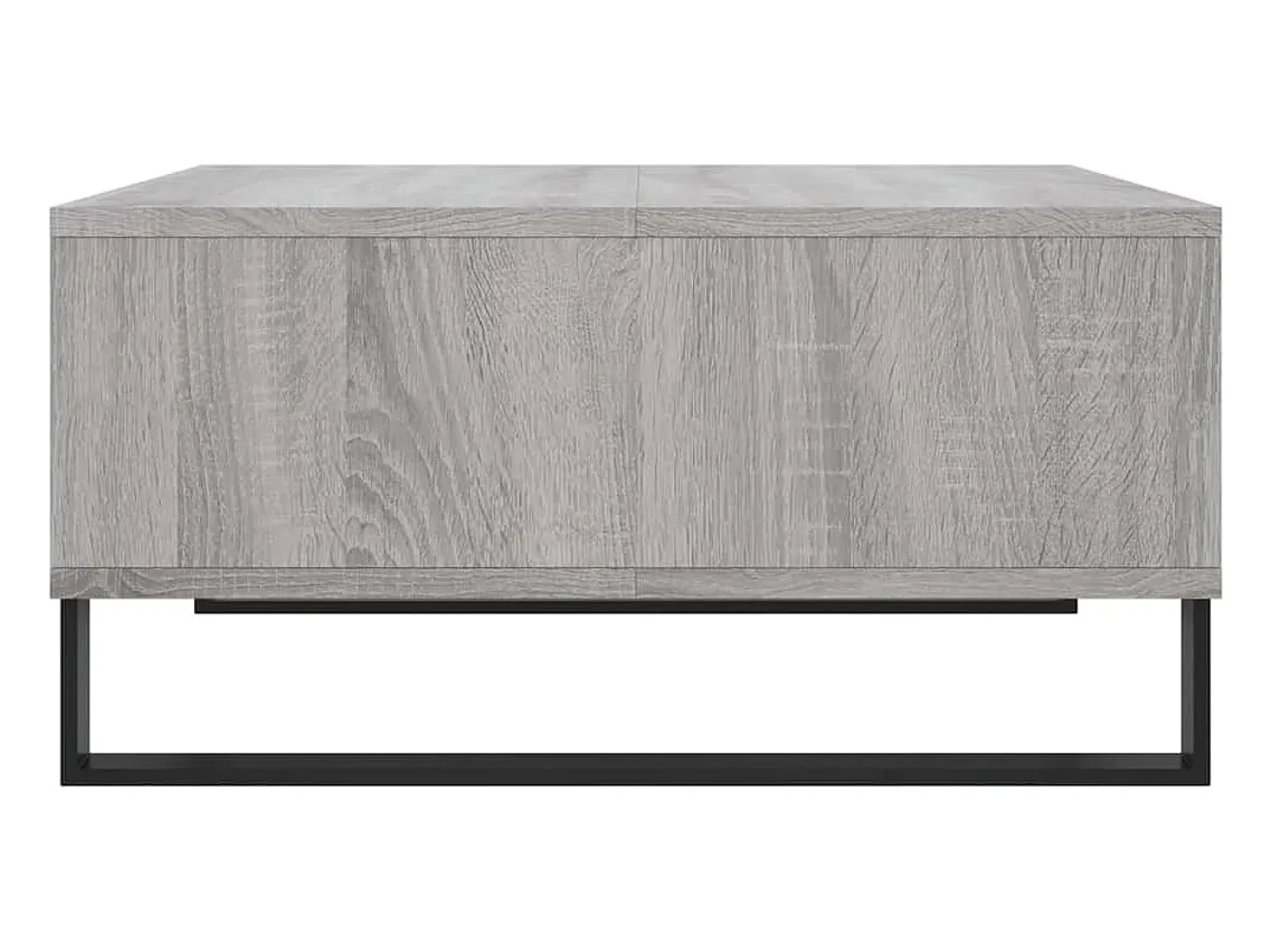 Mesa de centro madera de ingeniería gris Sonoma 60x60x30 cm