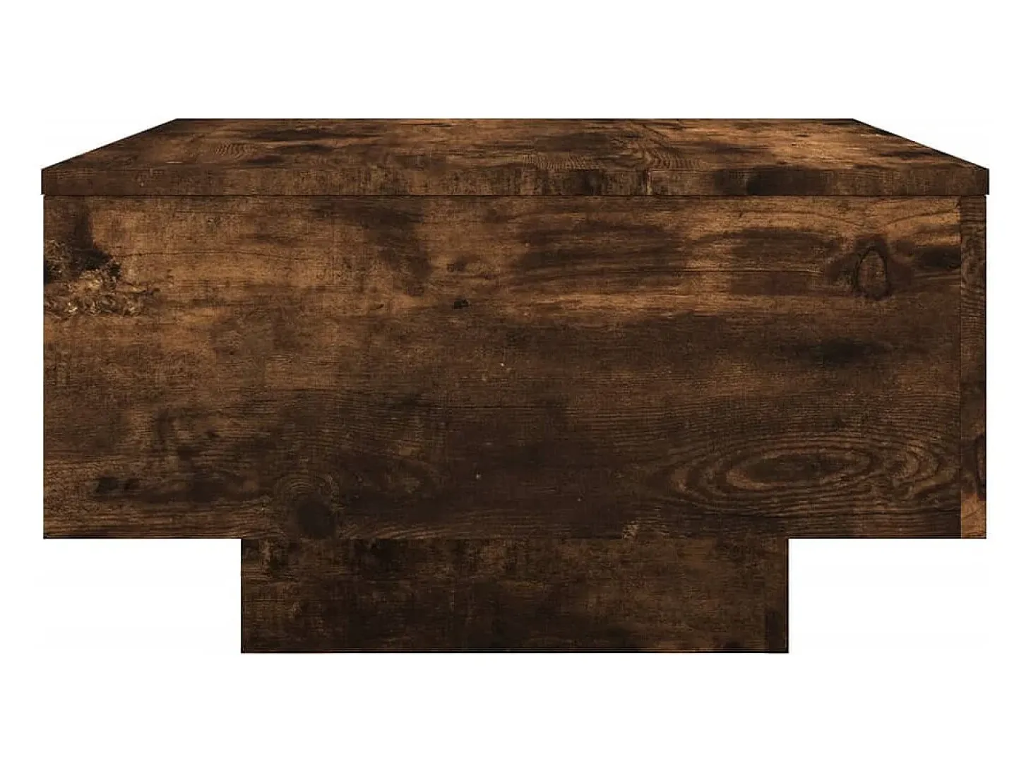Mesa de centro madera de ingeniería roble ahumado 55x55x31 cm