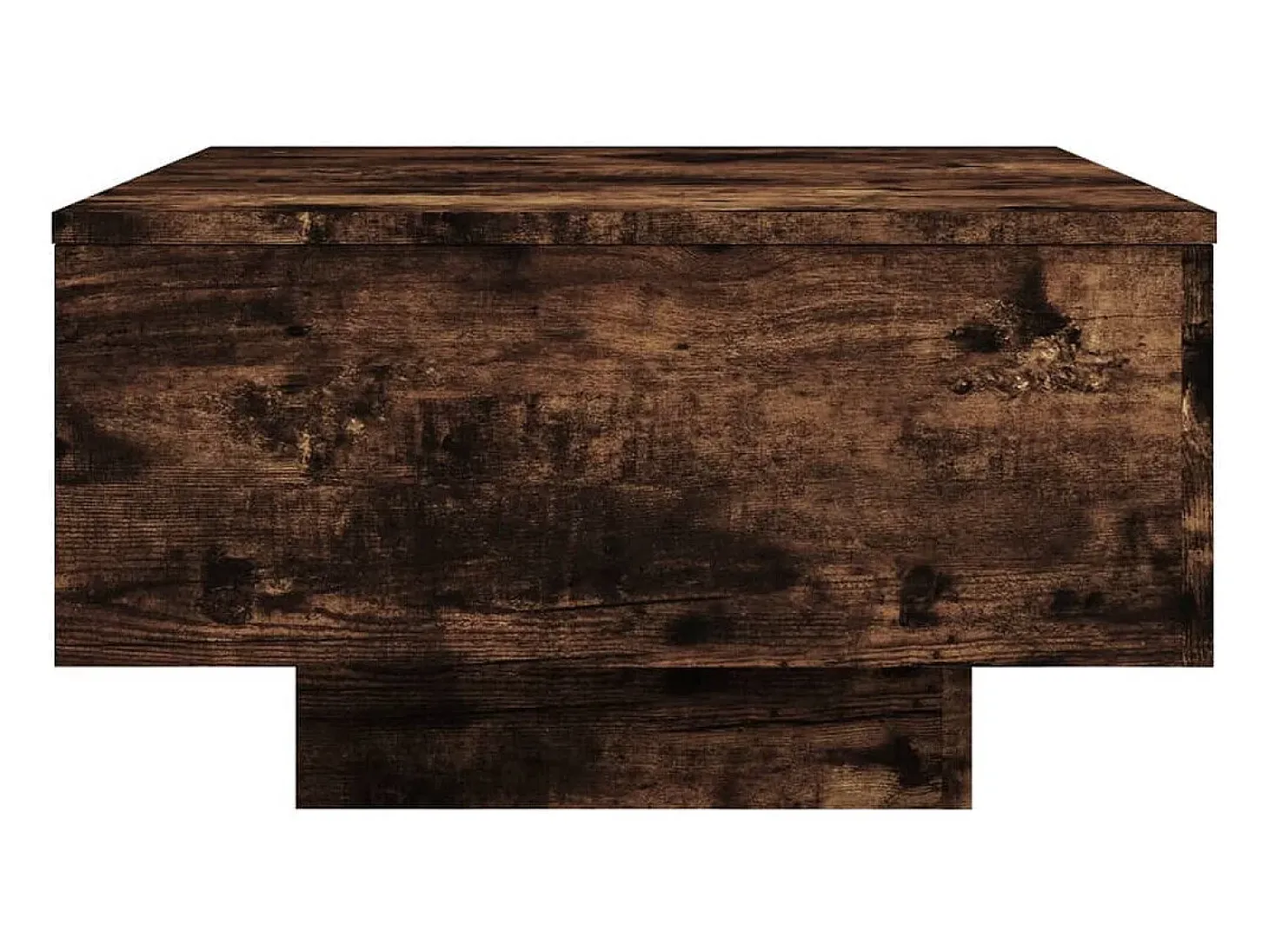 Mesa de centro madera de ingeniería roble ahumado 55x55x31 cm