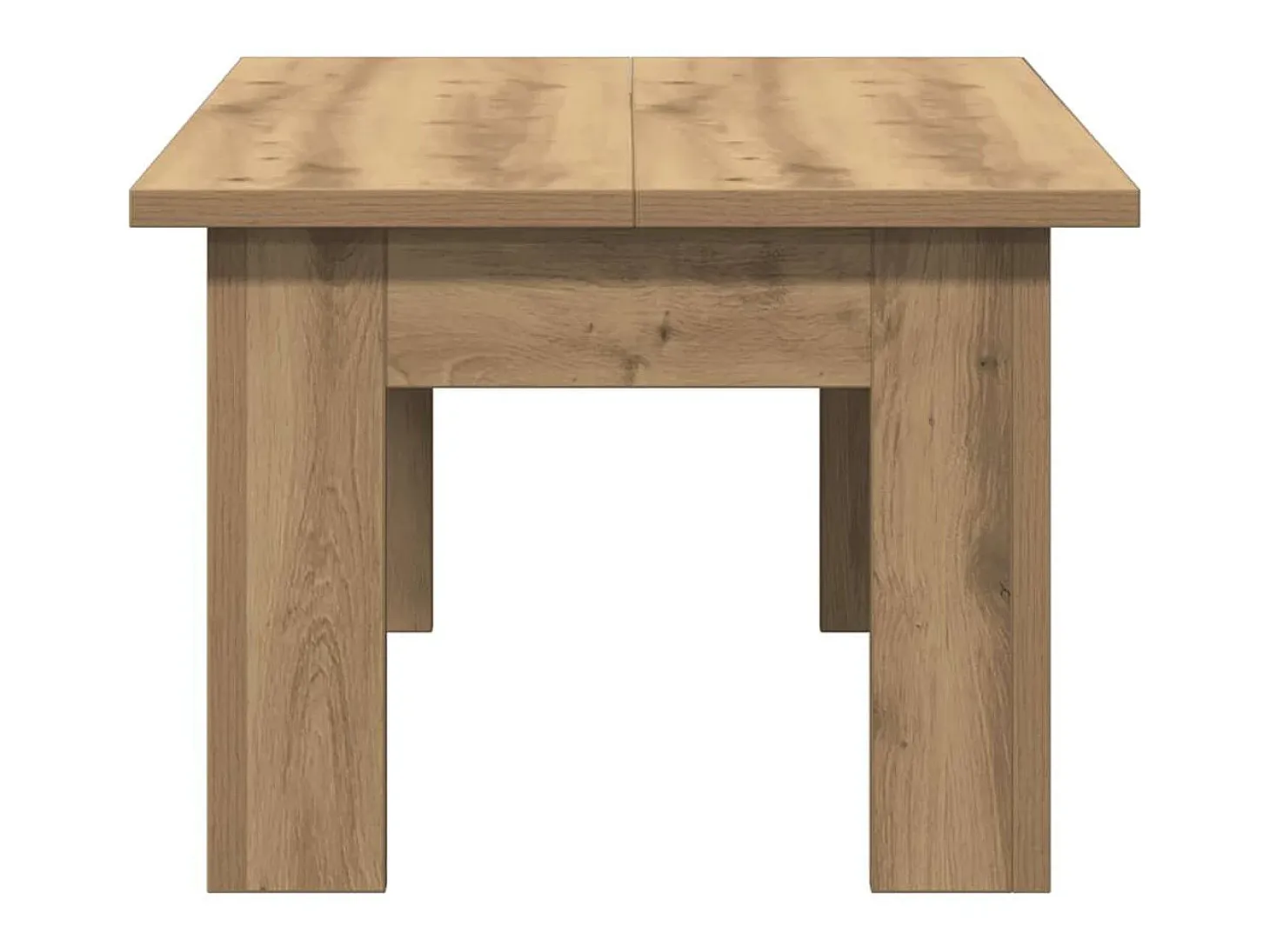 Mesa de centro madera de ingeniería roble artisan 100x60x42 cm