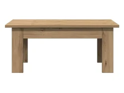 Mesa de centro madera de ingeniería roble artisan 100x60x42 cm