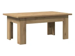 Mesa de centro madera de ingeniería roble artisan 100x60x42 cm