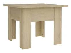 Mesa de centro madera de ingeniería roble Sonoma 55x55x42 cm