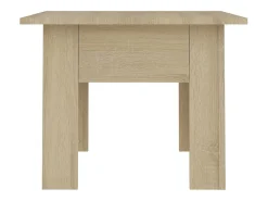 Mesa de centro madera de ingeniería roble Sonoma 55x55x42 cm