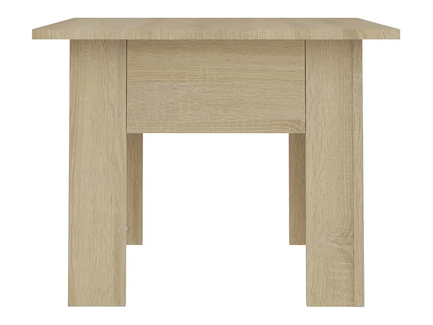 Mesa de centro madera de ingeniería roble Sonoma 55x55x42 cm