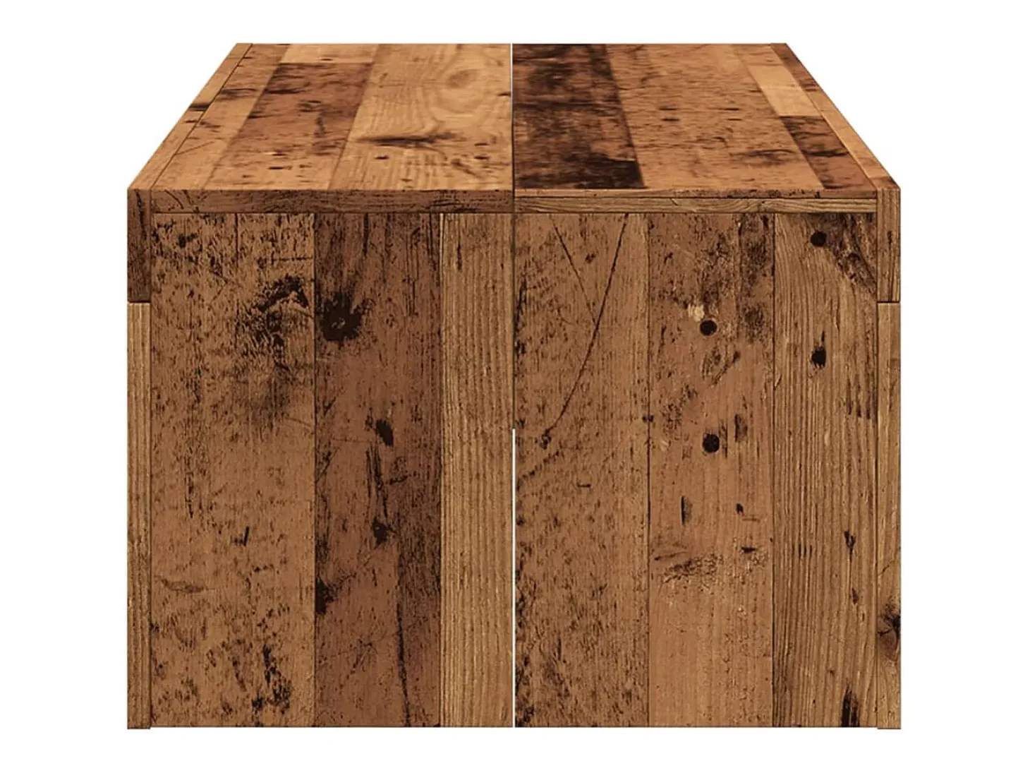 Mesa de centro madera de ingeniería envejecida 102x50x35 cm