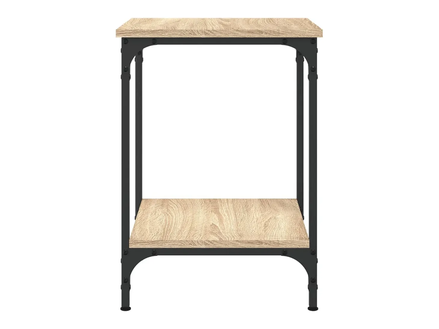Mesa de centro madera de ingeniería roble Sonoma 40x40x55 cm