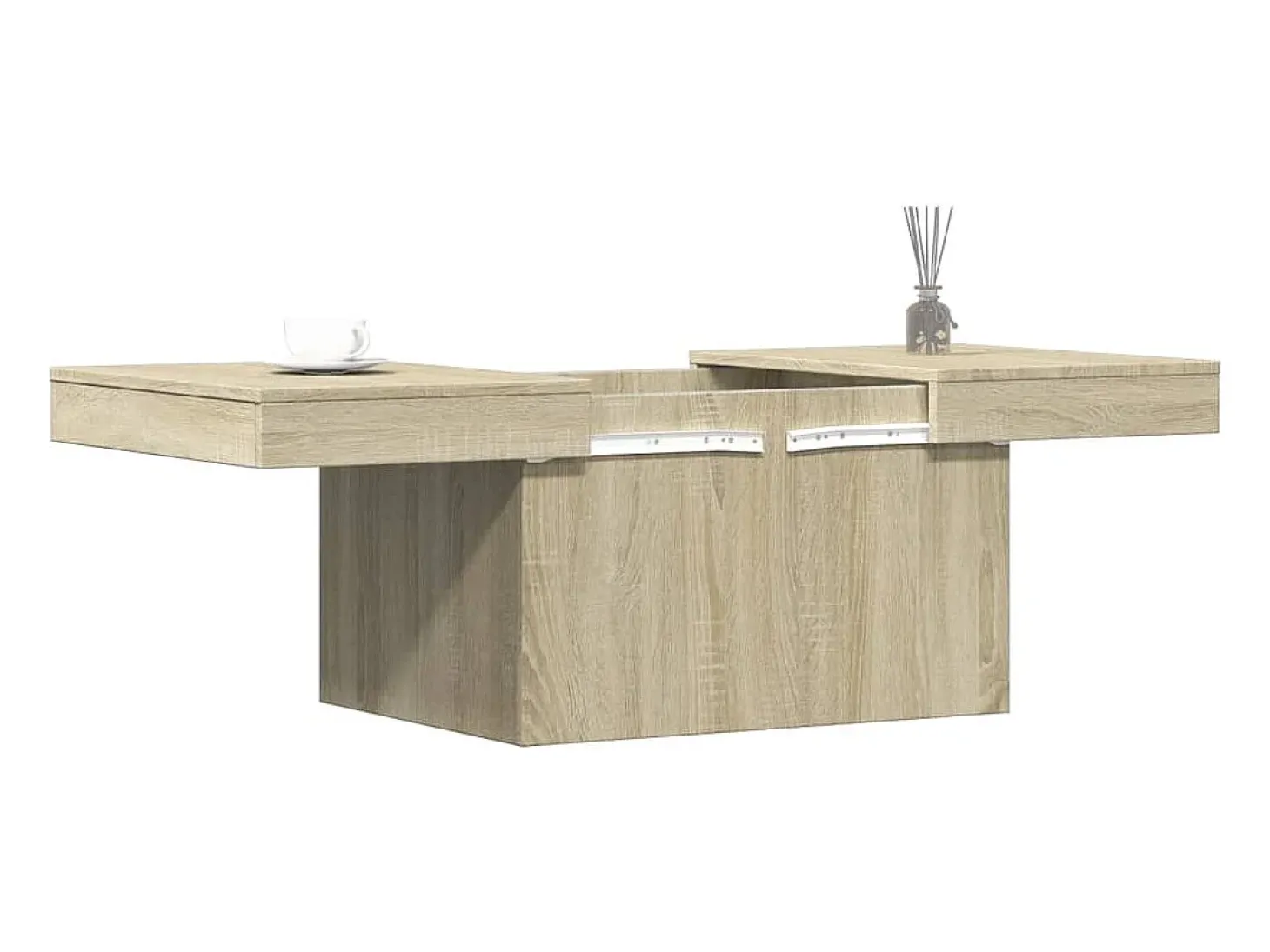 Mesa de centro madera de ingeniería roble Sonoma 100x55x40 cm