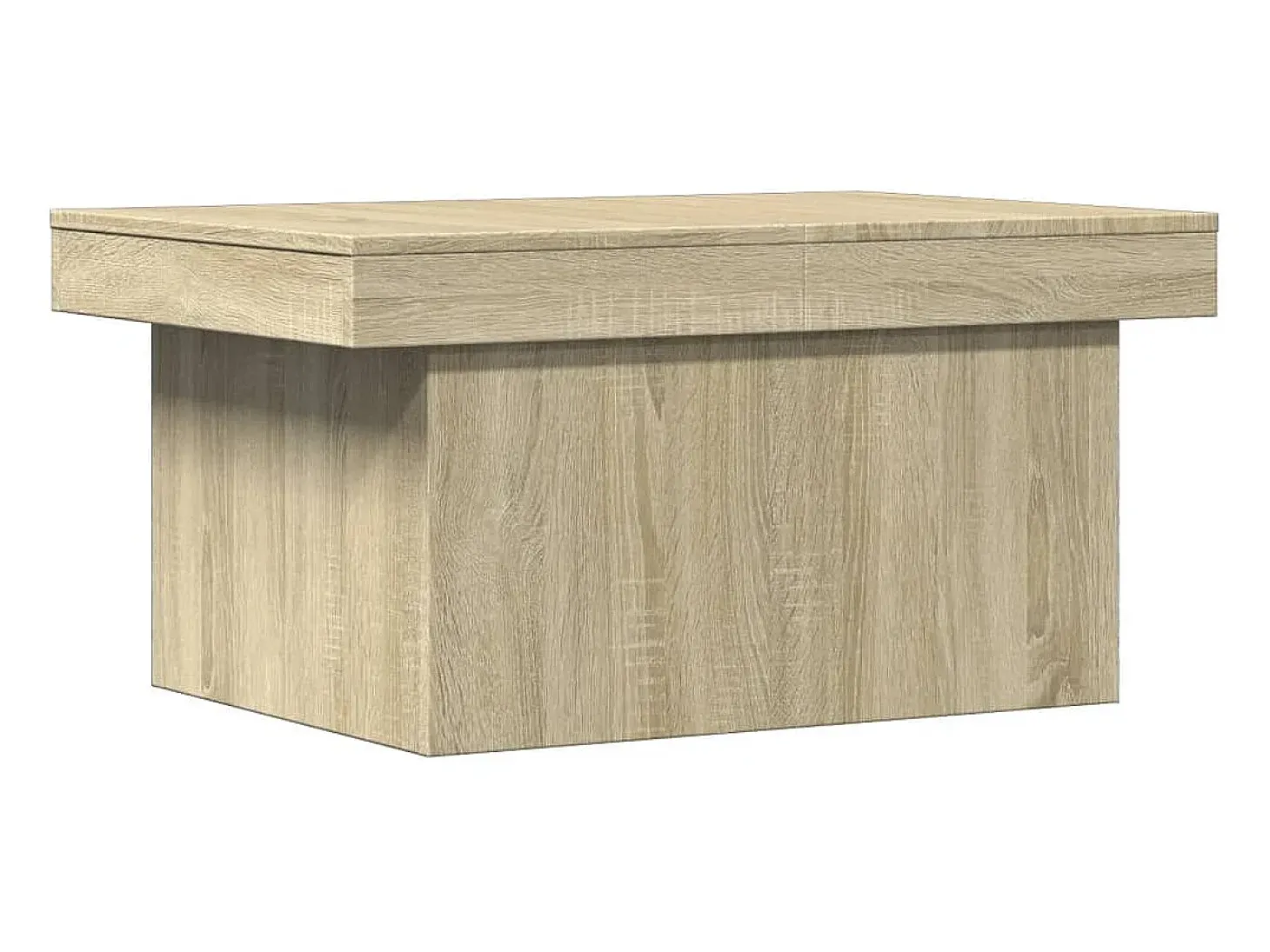 Mesa de centro madera de ingeniería roble Sonoma 100x55x40 cm
