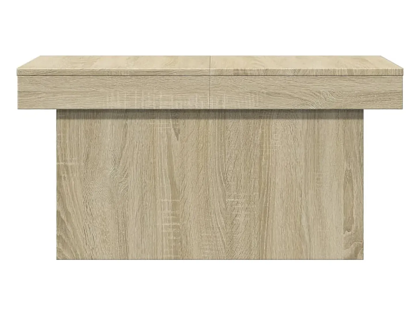 Mesa de centro madera de ingeniería roble Sonoma 100x55x40 cm