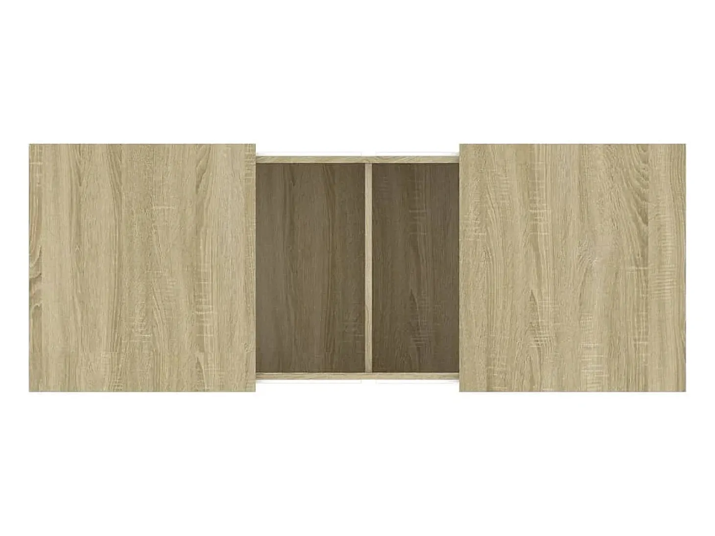 Mesa de centro madera de ingeniería roble Sonoma 100x55x40 cm