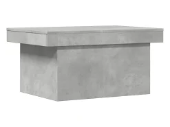Mesa de centro madera de ingeniería gris hormigón 100x55x40 cm