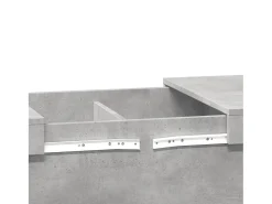 Mesa de centro madera de ingeniería gris hormigón 100x55x40 cm