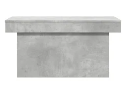 Mesa de centro madera de ingeniería gris hormigón 100x55x40 cm