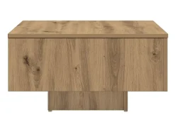 Mesa de centro madera de ingeniería roble artisan 60x60x31,5 cm