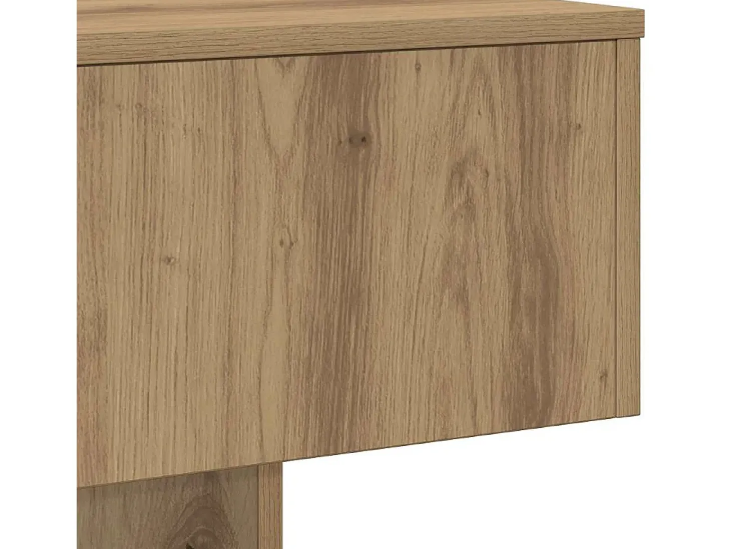Mesa de centro madera de ingeniería roble artisan 60x60x31,5 cm
