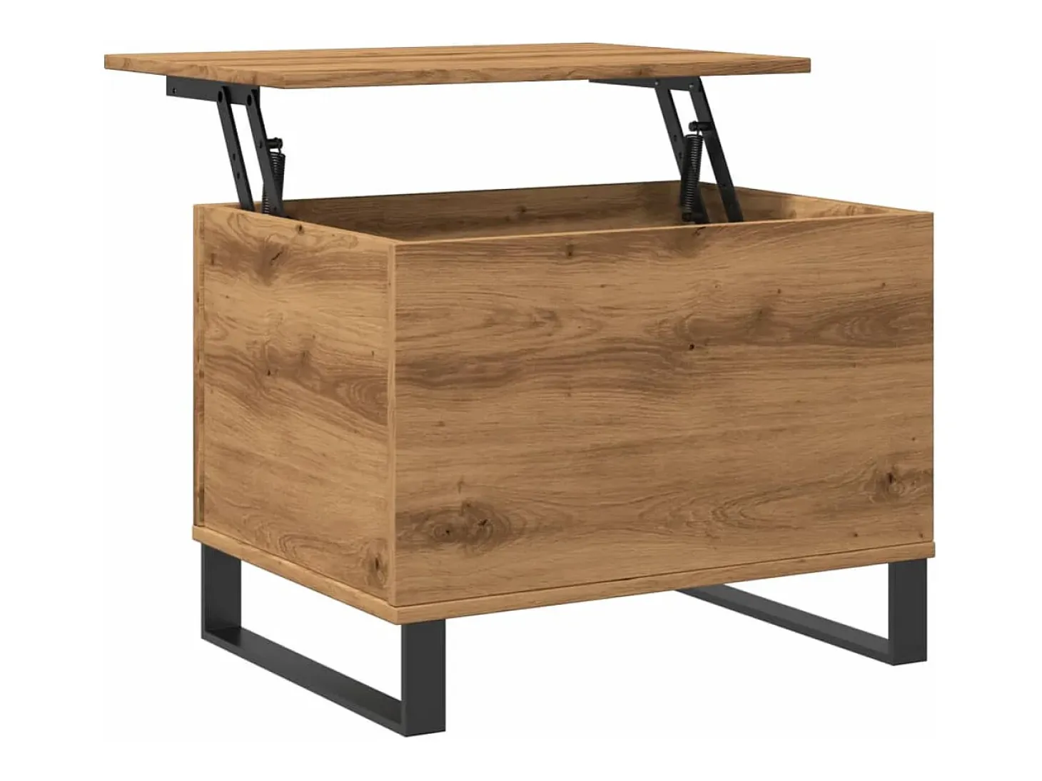 Mesa de centro madera de ingeniería roble artisan 60x44,5x45 cm