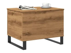 Mesa de centro madera de ingeniería roble artisan 60x44,5x45 cm