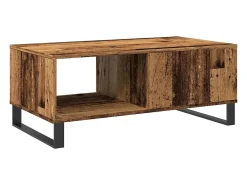 Mesa de centro madera de ingeniería envejecida 90x50x36,5 cm