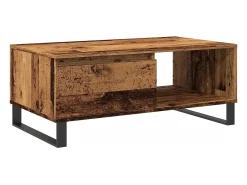 Mesa de centro madera de ingeniería envejecida 90x50x36,5 cm