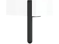 Mesa de centro madera de ingeniería brillo blanco 50x50x40 cm