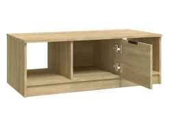 Mesa de centro madera de ingeniería roble Sonoma 102x50x36 cm