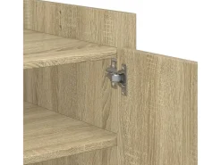 Mesa de centro madera de ingeniería roble Sonoma 100x50x50 cm
