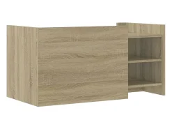 Mesa de centro madera de ingeniería roble Sonoma 100x50x50 cm