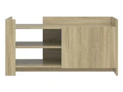 Mesa de centro madera de ingeniería roble Sonoma 100x50x50 cm