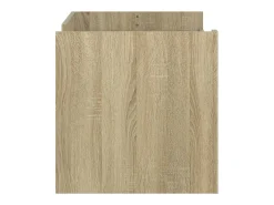 Mesa de centro madera de ingeniería roble Sonoma 100x50x50 cm
