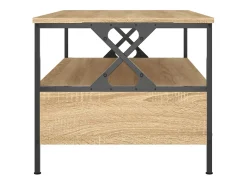 Mesa de centro madera de ingeniería roble Sonoma 100x51x45 cm