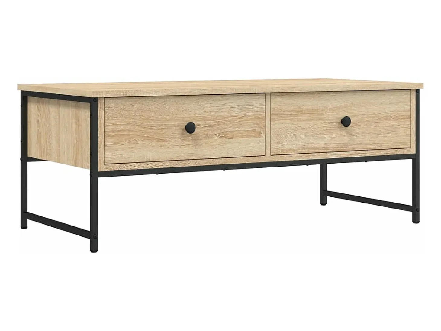 Mesa de centro madera de ingeniería roble Sonoma 101x49x39,5 cm