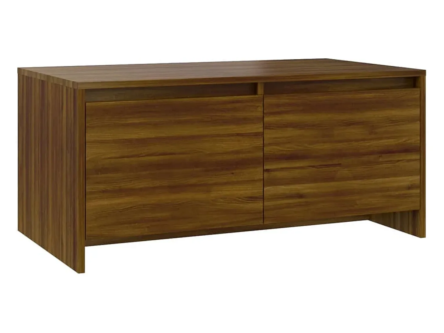 Mesa de centro madera de ingeniería marrón roble 90x50x41,5 cm