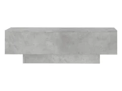 Mesa de centro madera de ingeniería gris hormigón 100x49,5x31cm