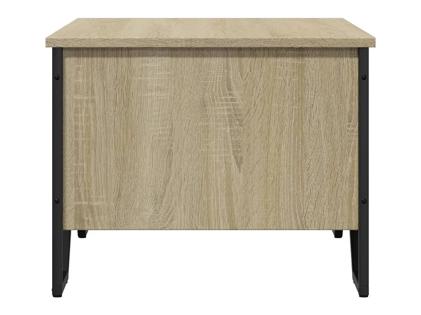 Mesa de centro madera de ingeniería roble Sonoma 75x51x40 cm