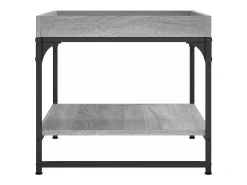 Mesa de centro madera de ingeniería gris Sonoma 49,5x49,5x45 cm