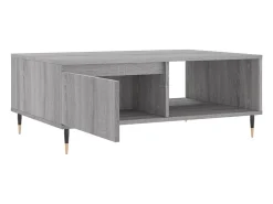 Mesa de centro madera de ingeniería gris Sonoma 90x60x35 cm