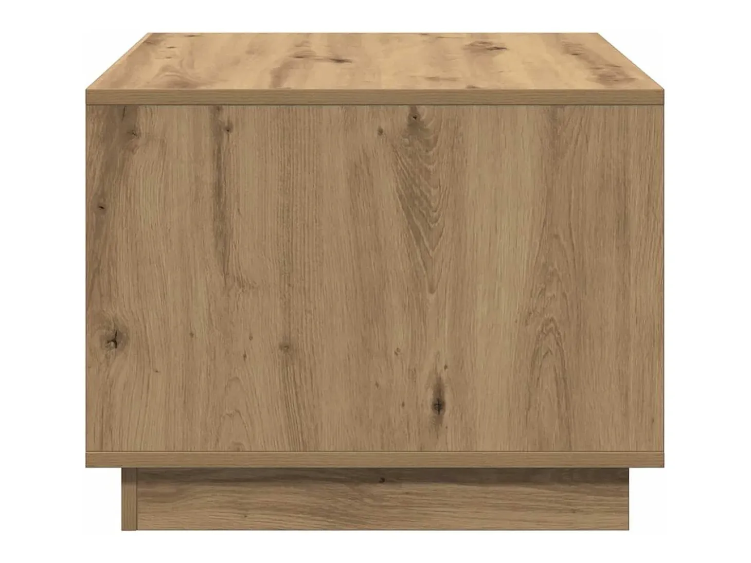 Mesa de centro madera de ingeniería roble artisan 55x55x42 cm