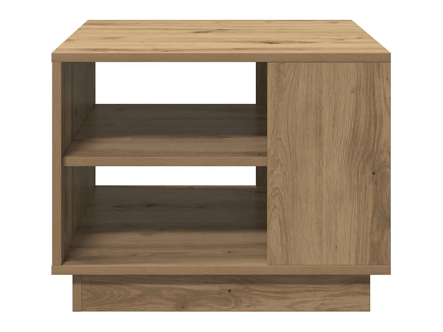 Mesa de centro madera de ingeniería roble artisan 55x55x42 cm