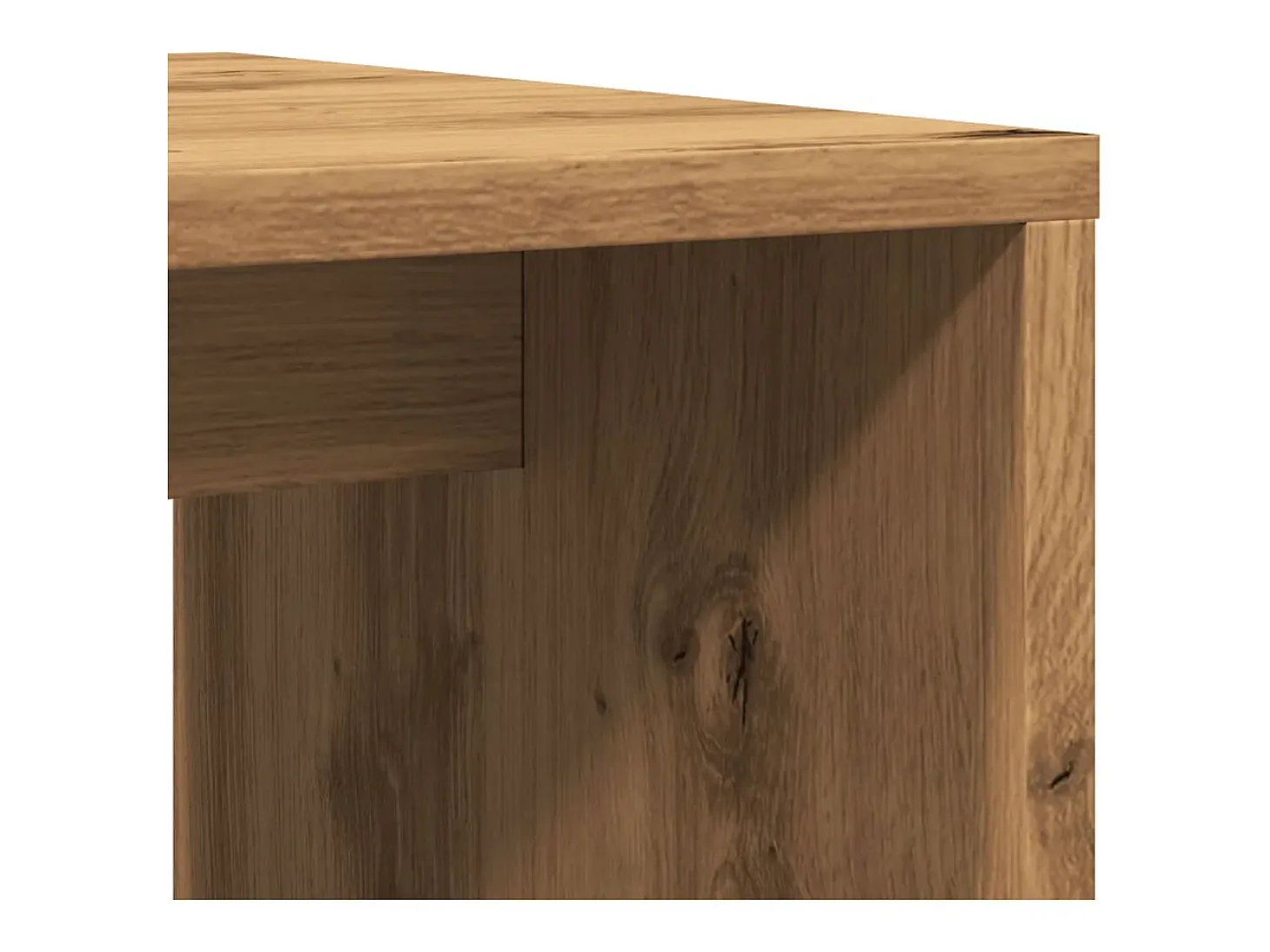 Mesa de centro madera de ingeniería roble artisan 100x48x40 cm