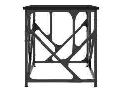 Mesa de centro madera de ingeniería negra 45x45x47,5 cm