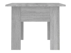 Mesa de centro madera de ingeniería gris Sonoma 55x55x42 cm