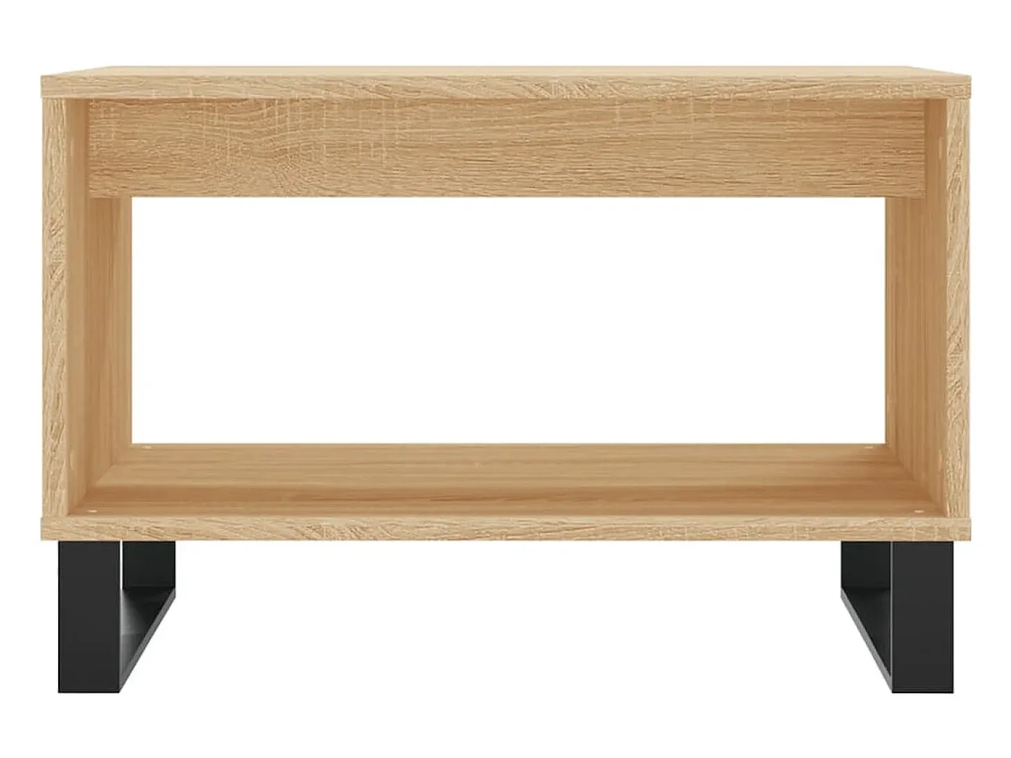 Mesa de centro madera de ingeniería roble Sonoma 60x50x40 cm