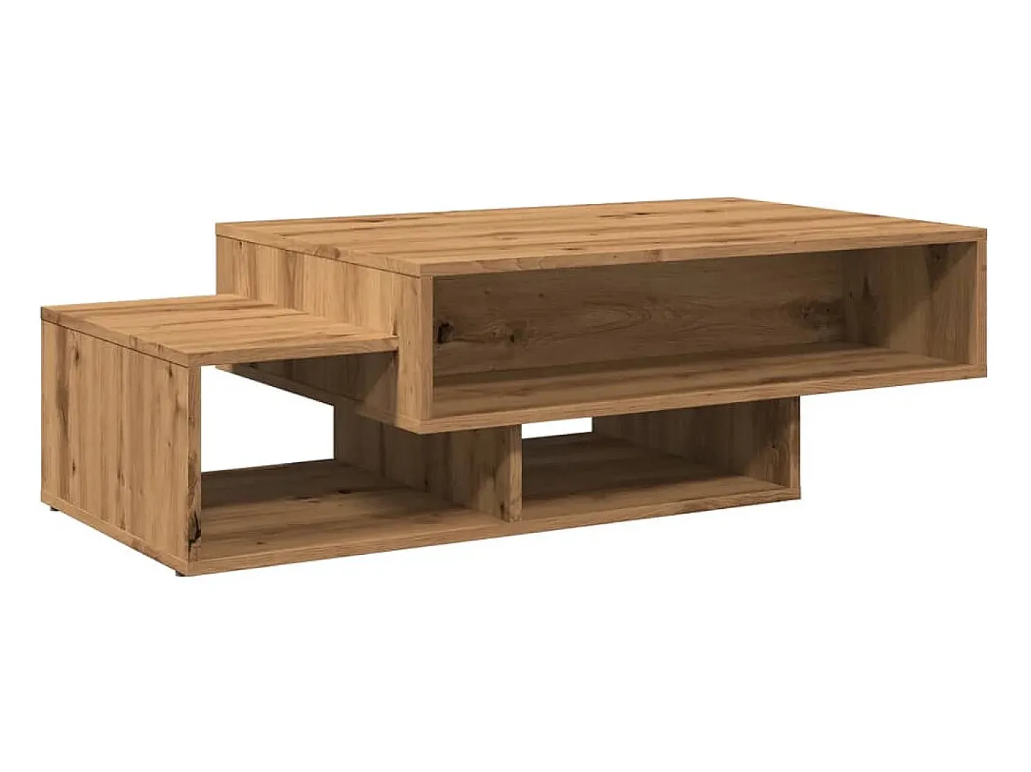 Mesa de centro madera de ingeniería roble artisan 105x55x32 cm