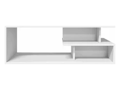 Mesa de centro madera de ingeniería blanco 102x55x35 cm