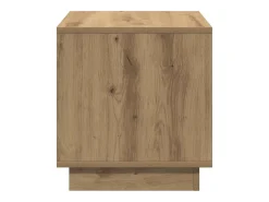 Mesa de centro madera de ingeniería roble artisan 40x40x43 cm