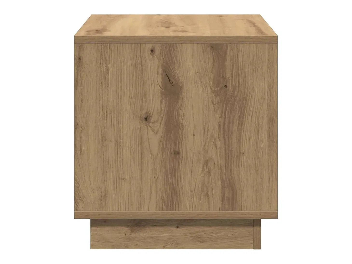 Mesa de centro madera de ingeniería roble artisan 40x40x43 cm